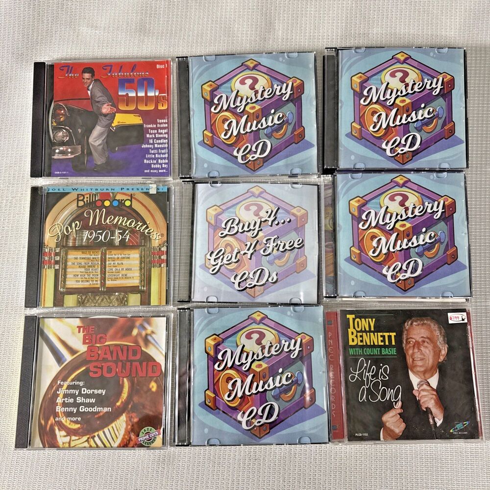 Buy 4 Get 4 Mystery Music CDs - Oldies Mix